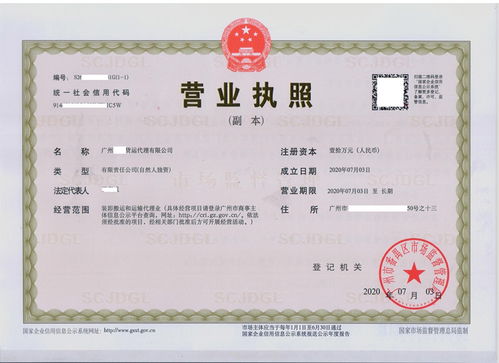 广州番禺区货运代理公司如何确定经营范围,代办方式2天完成公司注册