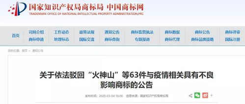 火神山 商标被美发用品公司注册 网友 只驳回还不够