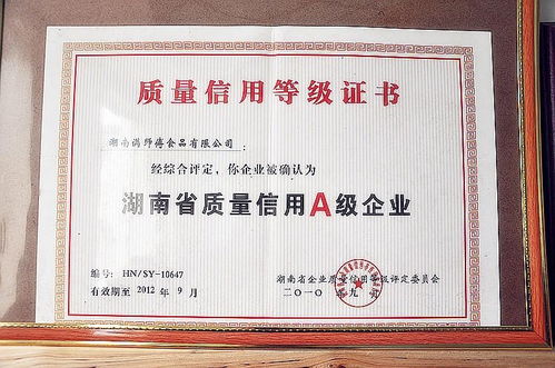 湖南省满师傅食品