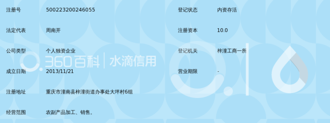 潼南县周南开农副产品加工厂个人独资企业注册指南